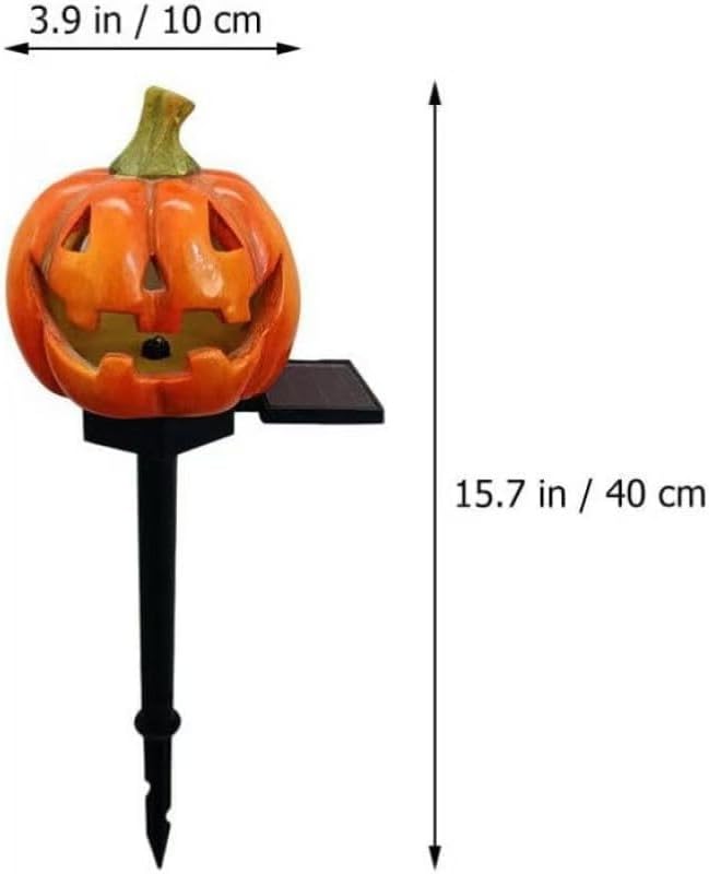 Halloween Solar Pumpkin Pathway Lights product packaging