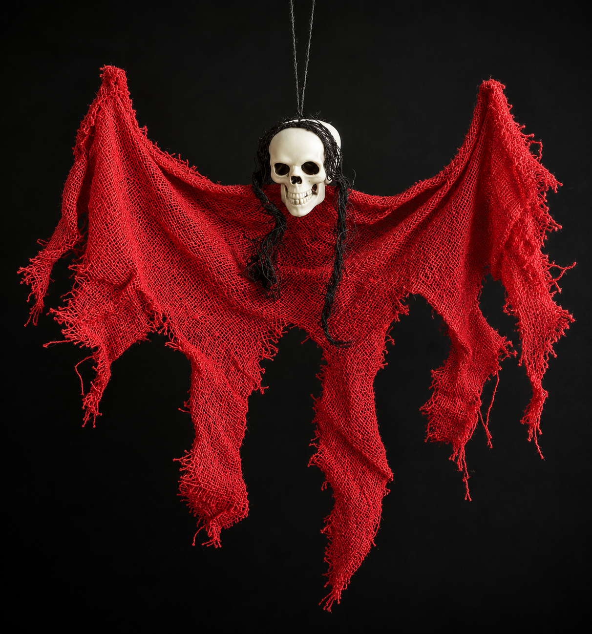 Halloween skull decoration lifestyle photo for holiday decorating